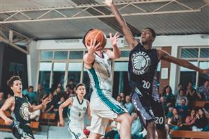 Teenage Boys Basketball Game